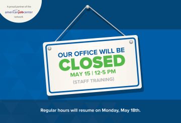 Career Center Closure Flyer 05.15.20263 (1)