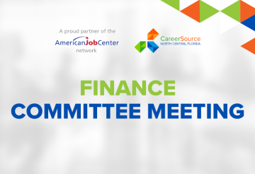 Finance Comitee Meeting